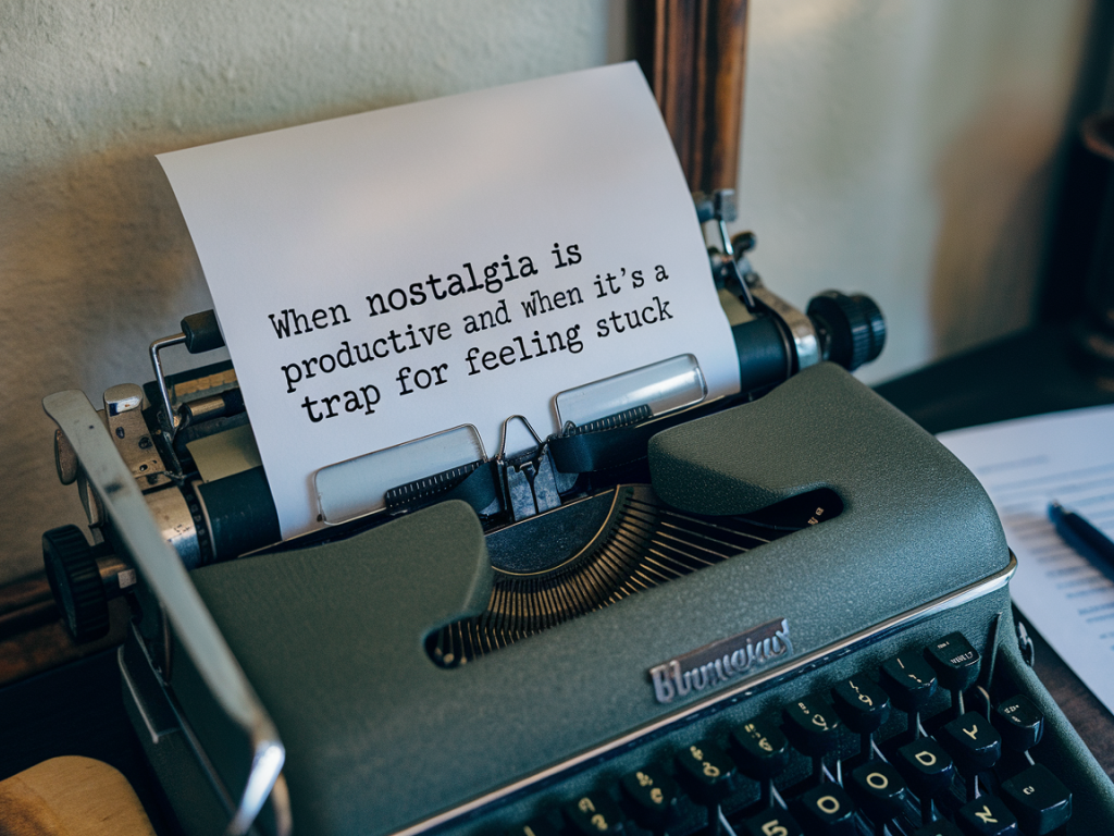 When nostalgia is productive and when it’s a trap for feeling stuck
