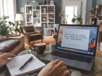 How to test whether an idea from a dream is worth writing about in a single afternoon